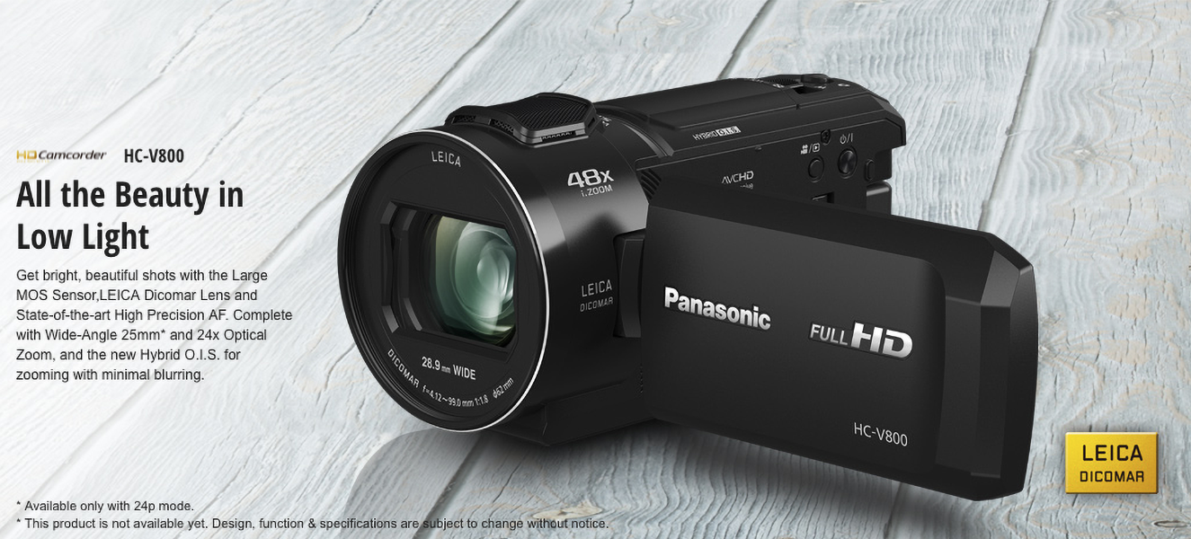 Panasonic HC-V800 Digital Camcorder | Camcorders Ireland | Buy Online ...